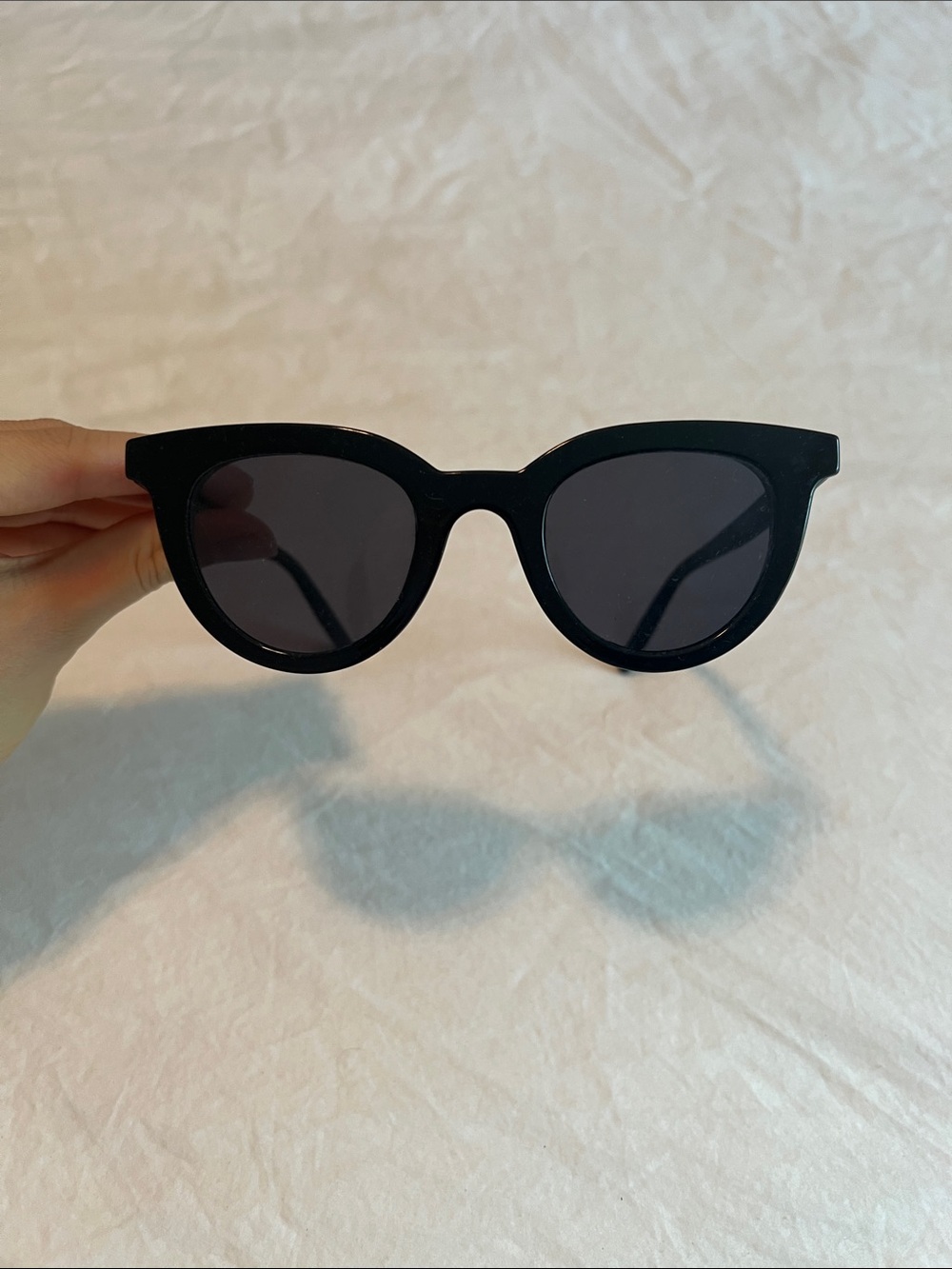 Black Cat-Eye Sunglasses for Women